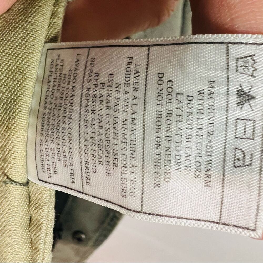 Hurley Military Utility Chore Olive Green Jacket  - Small - Picture 8 of 9